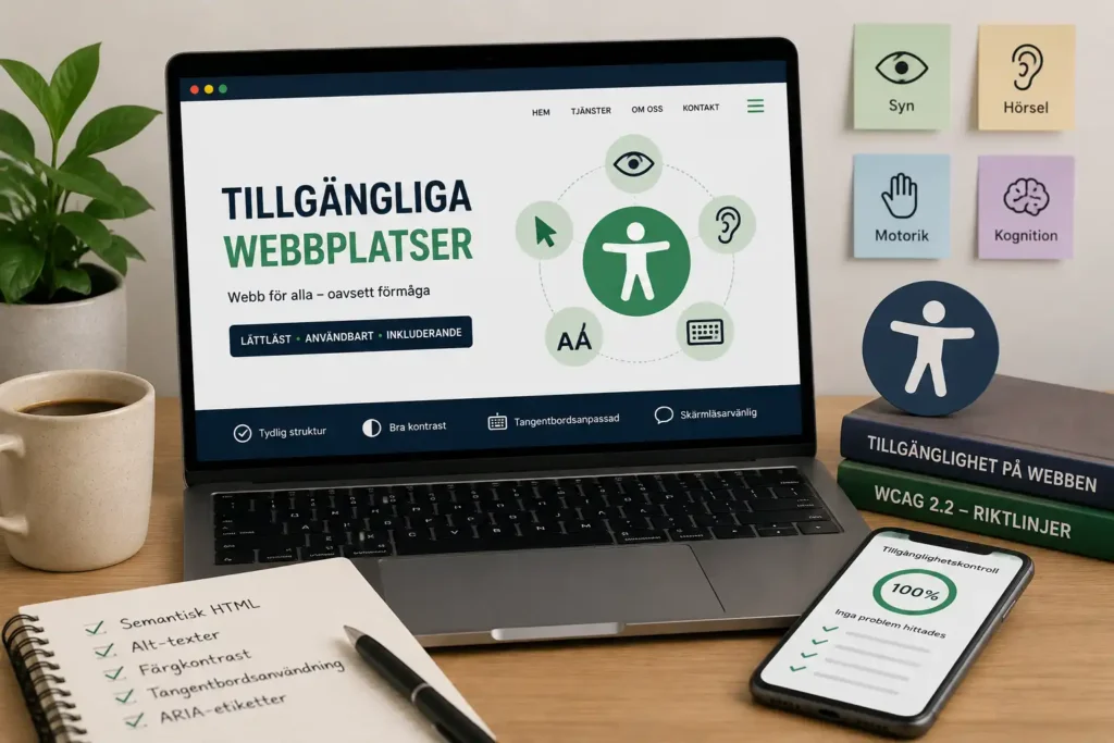 Tillgängliga webbplatser – kurs i tillgängliga webbplatser och WordPress