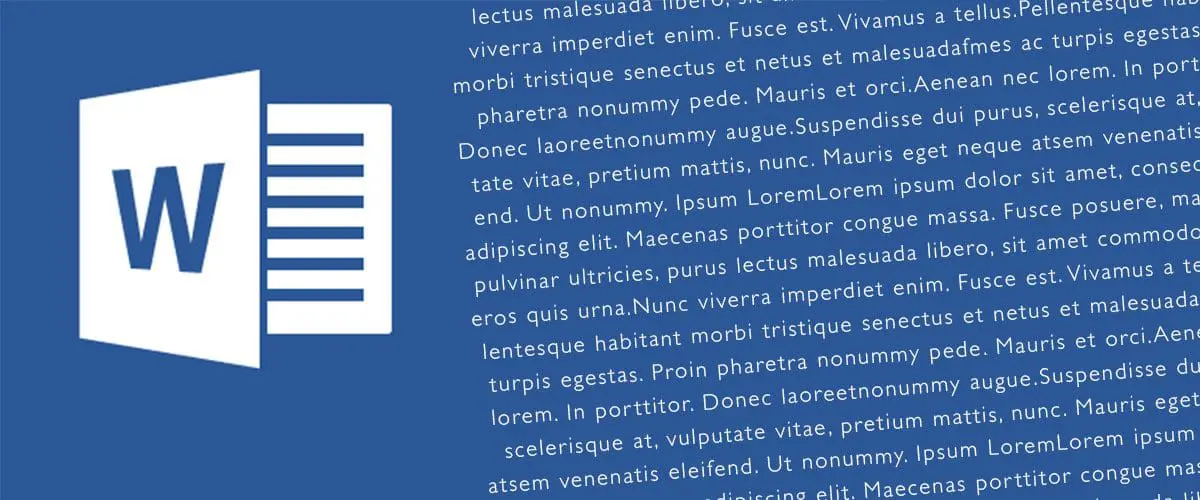 Microsoft word lorem ipsum