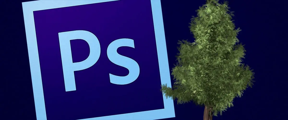 träd i photoshop