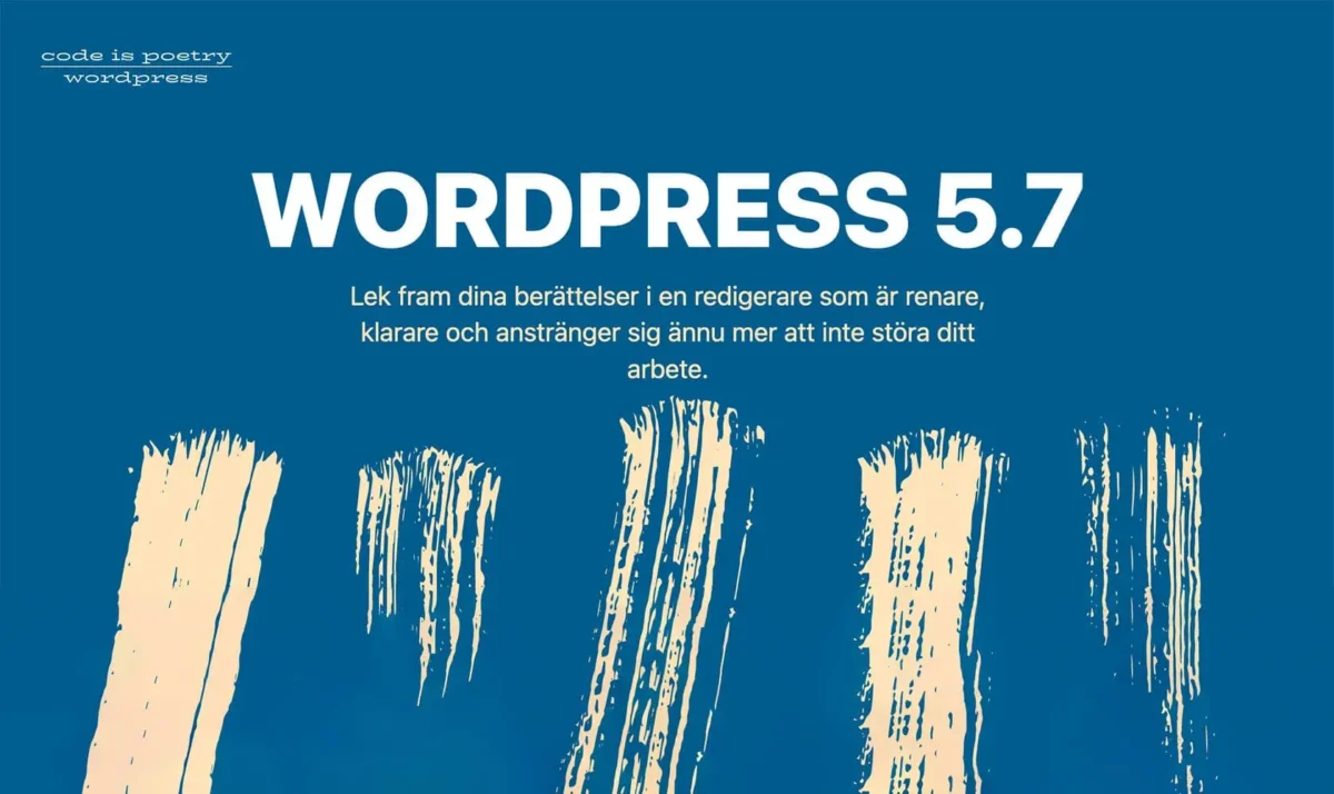 WordPress 5.7