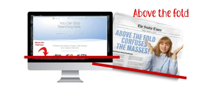 above the fold