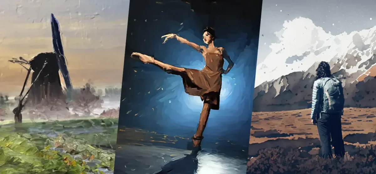 fotografier till målningar