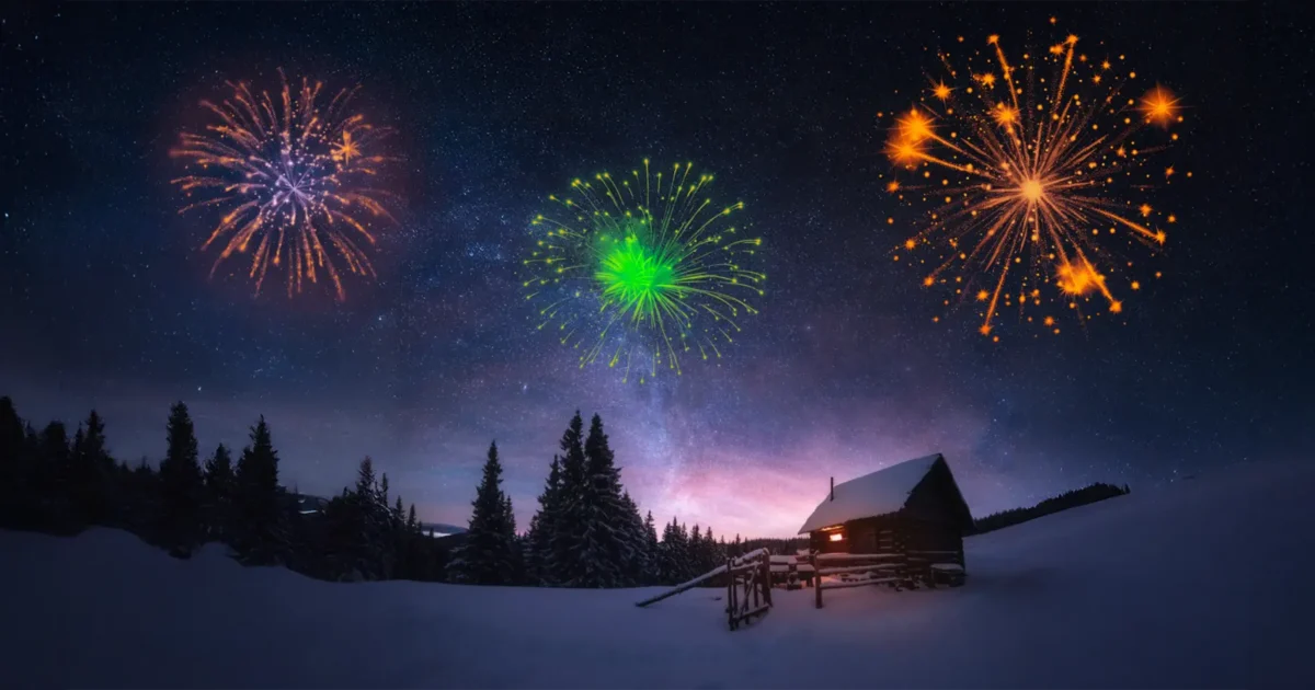 fyrverkerier Photoshop