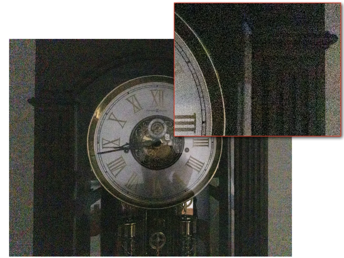 klocka fotograferad med iphone