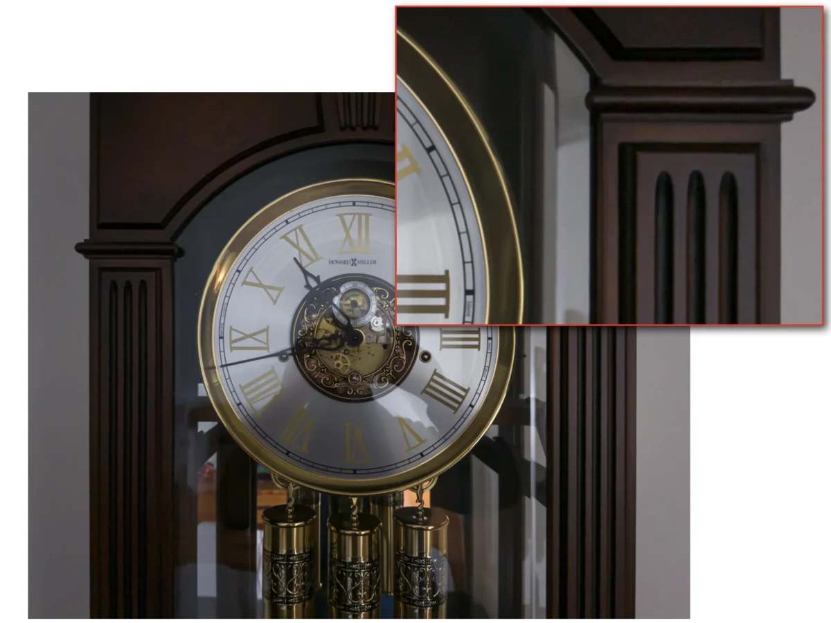 klocka fotograferad med Project indigo