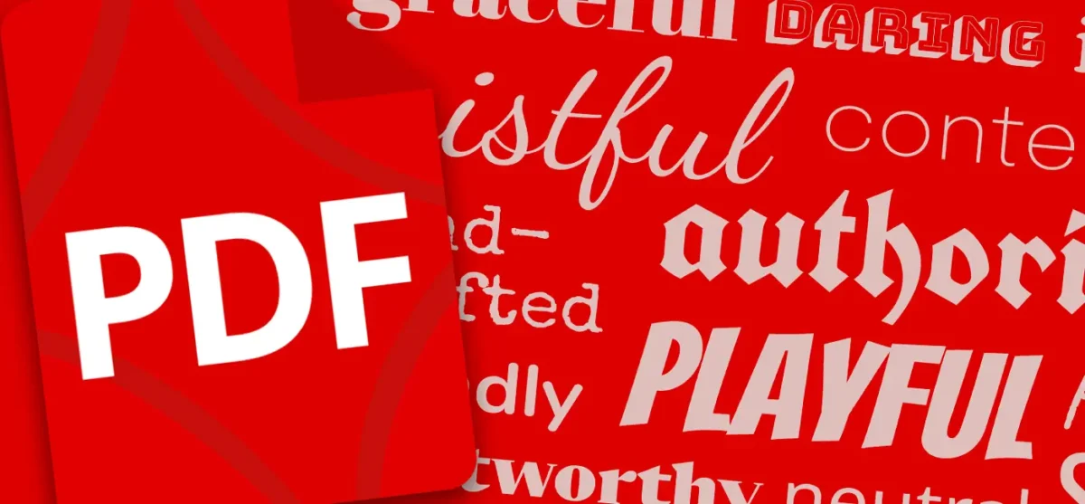 bädda in teckensnitt i en pdf