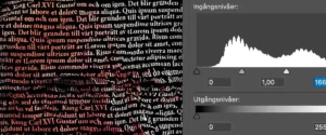 porträtt text