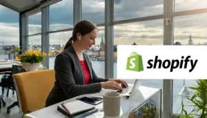 shopify webbutik kostnad