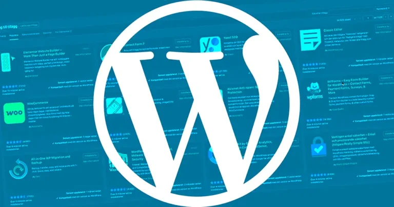 wordpress tillägg