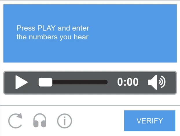 audio captcha