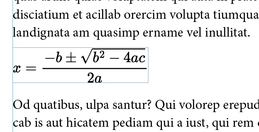 Montera matematiska uttryck