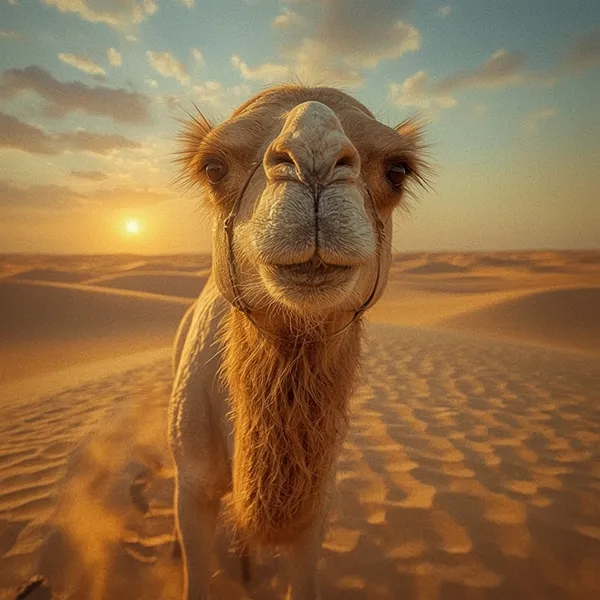 ai-genererade bilder kamel