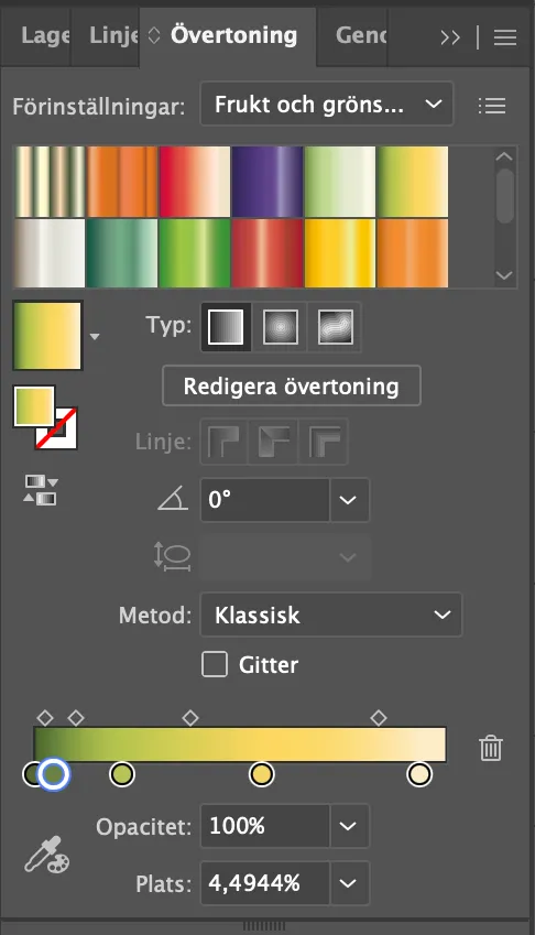 övertoningar i illustrator 2026