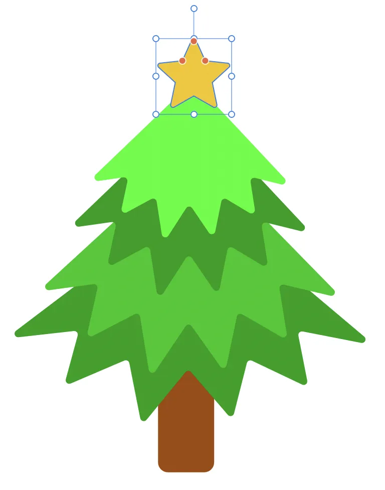 stjärnan på toppen