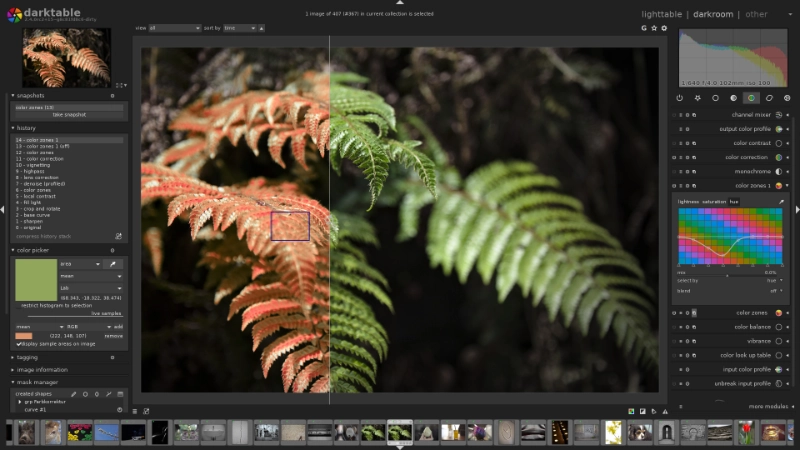 Darktable är ett alternativ till Adobe Lightroom