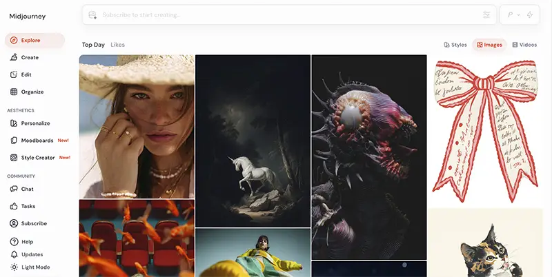 upphovsrätt och Midjourney