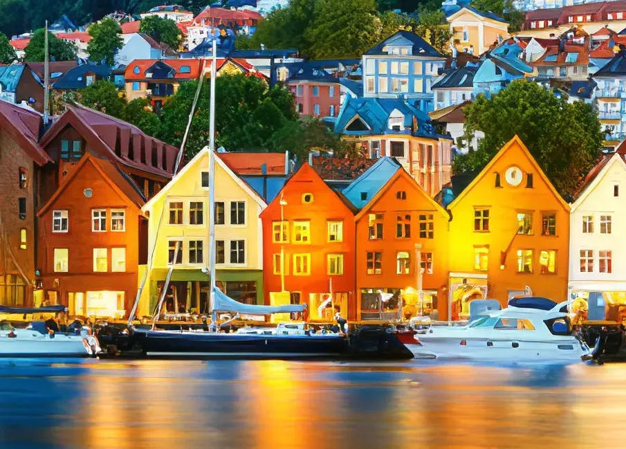 Bergen uppskalad