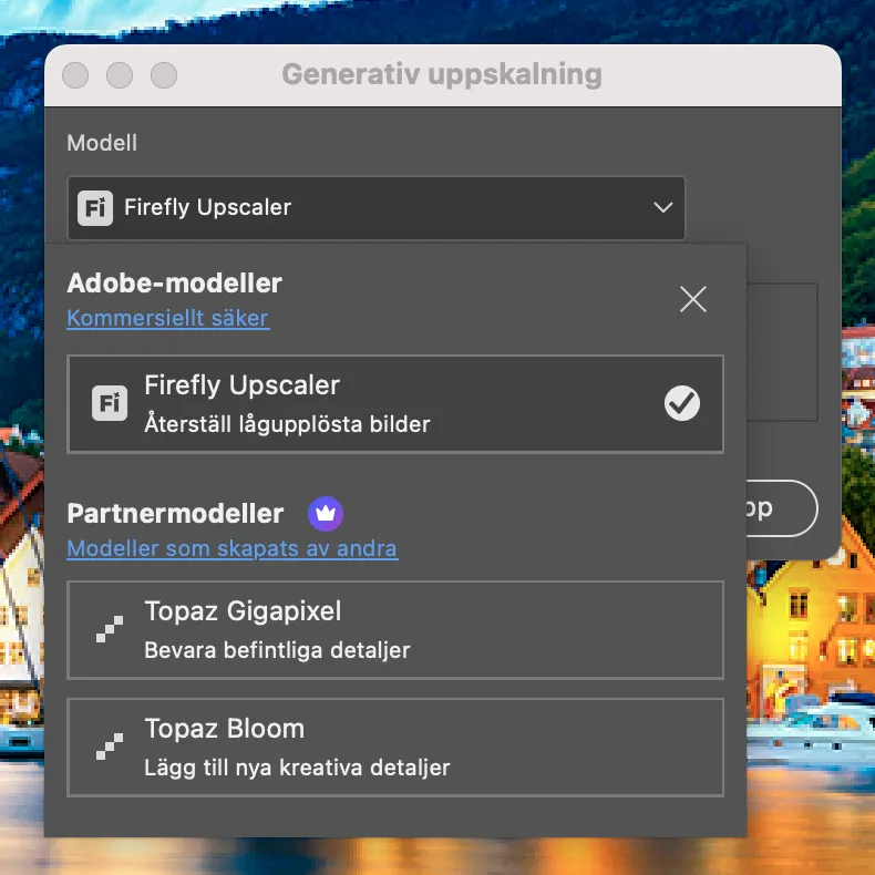 generativ uppskalning modeller