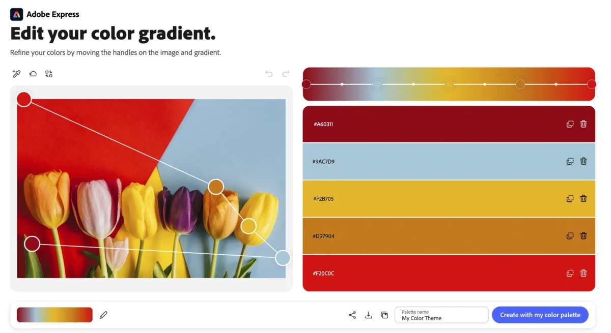 adobe color övertoningar