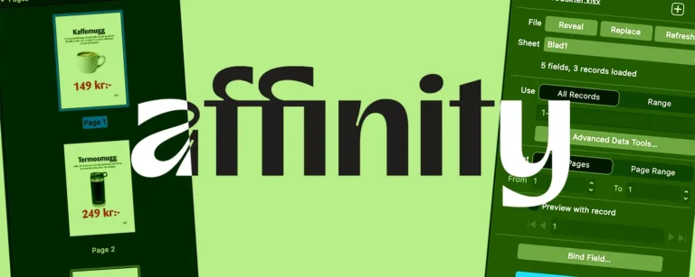 data merge affinity studio