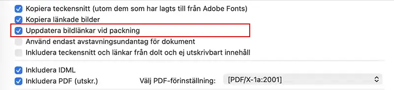 uppdatera bildlänkar