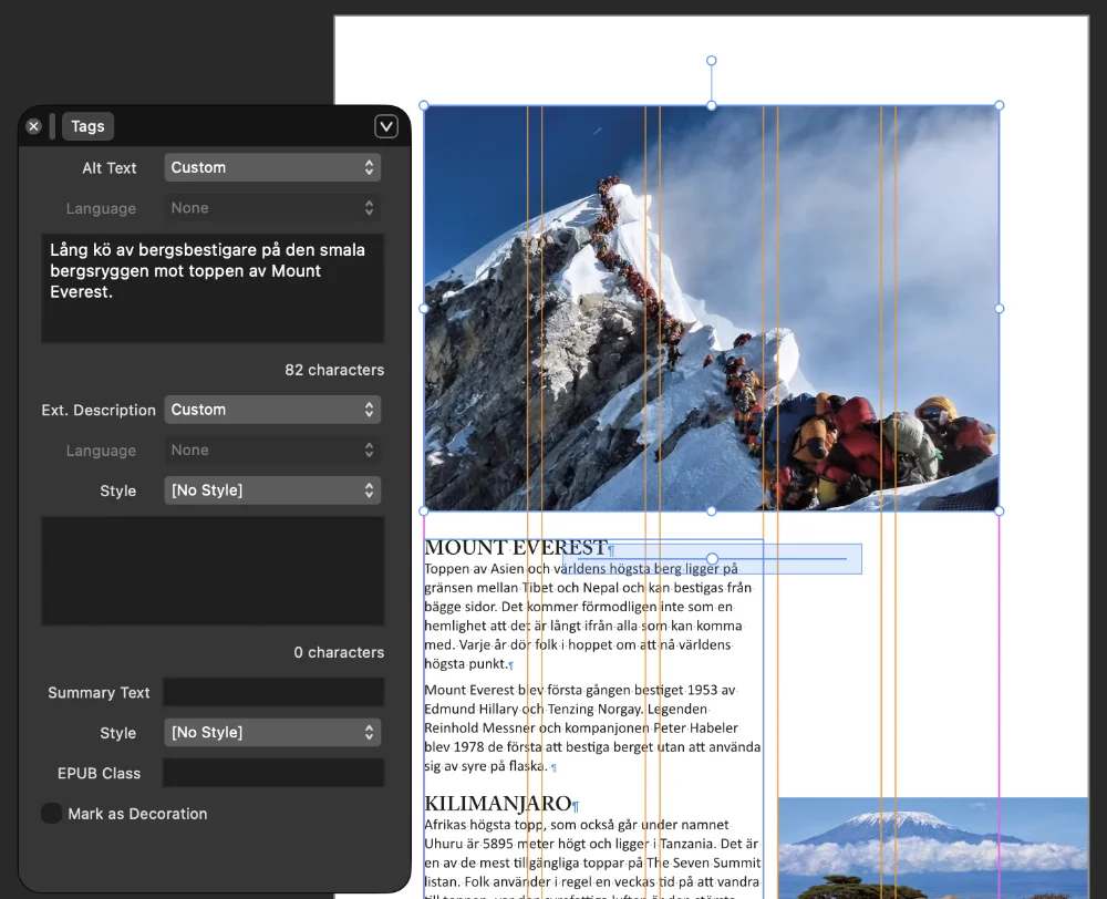 alt-text för en tillgänglig pdf i affinity studio