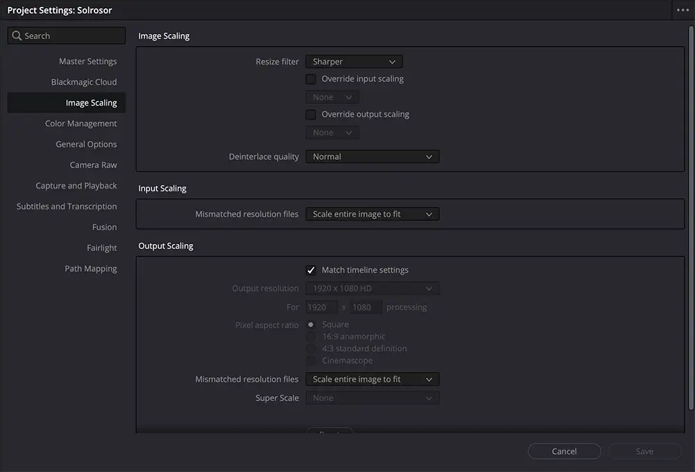 image scaling