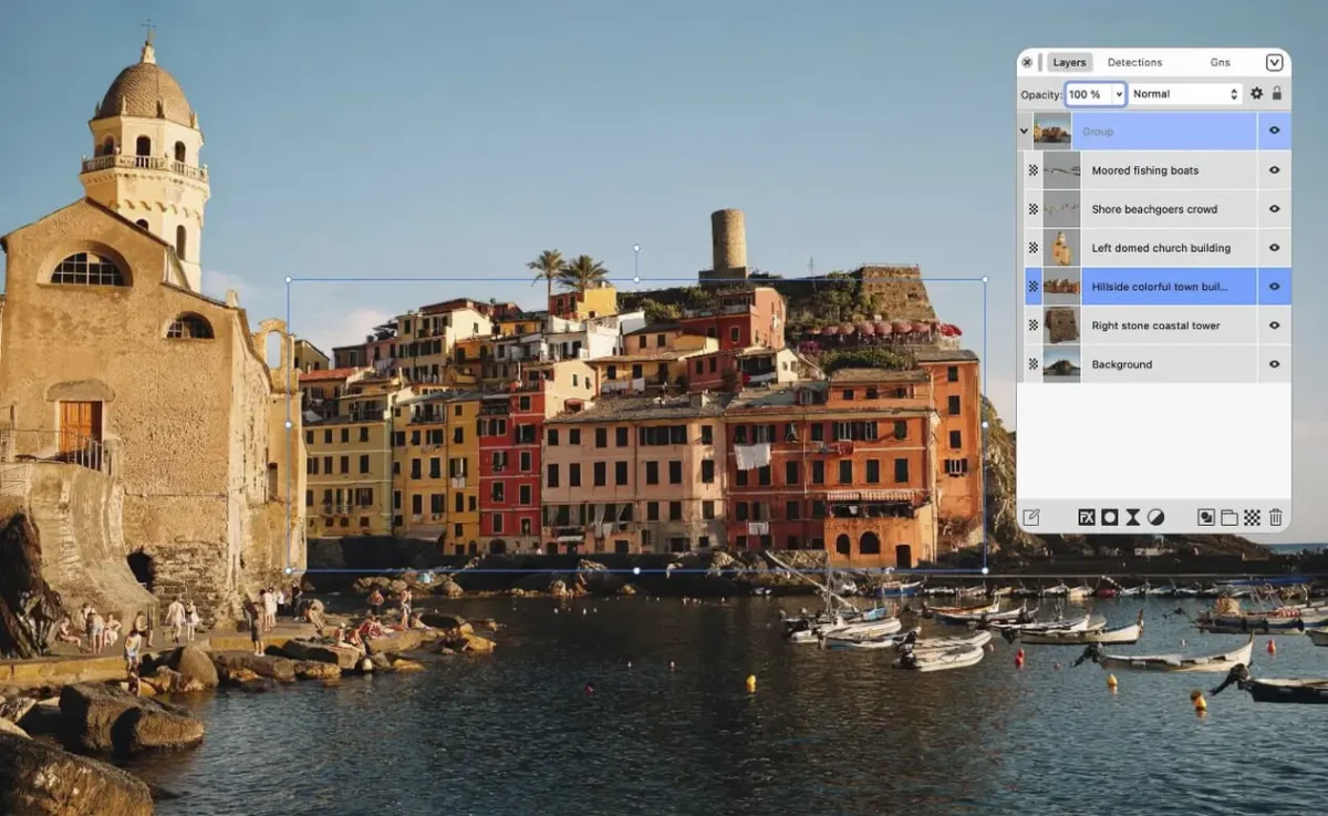 Decompose Layer i affinity studio 3.3